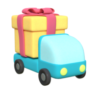 Gift Delivery on transparent background png