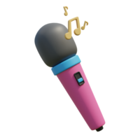 Microphone on transparent background png