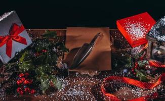 View of Santa's desk photo