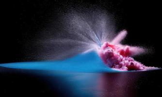 color powder explosion photo