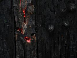 burned wood texture background photo