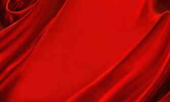 red satin cloth photo