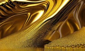 gold flow background photo