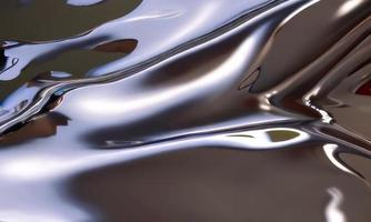 silver flowing fluid background photo