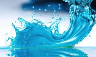 splash of water background photo