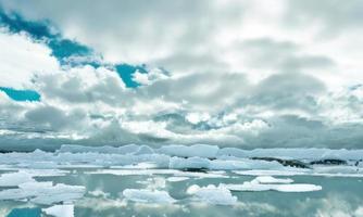 landscape with snow photo
