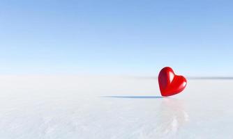 formas de corazón rojo para el fondo del día de san valentín foto