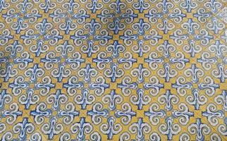 Tiled pattern on the streets of Spain