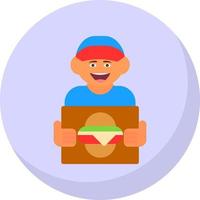 Delivery Man Vector Icon Design