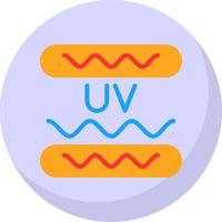 diseño de icono de vector ultravioleta