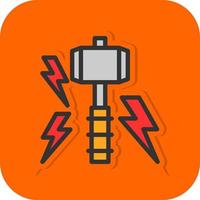 Thunder Vector Icon Design