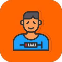 Drug Addict Vector Icon Design