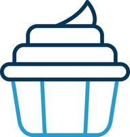 diseño de icono de vector de cupcake