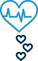 Heart Rate Vector Icon Design