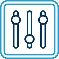 Equalizer Controller Vector Icon Design