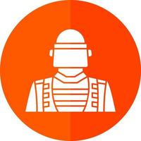 Soldier Vector Icon Design