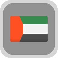 Dubai Flag Vector Icon Design