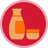 Sake Vector Icon Design