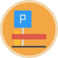 Parking Vector Icon Design