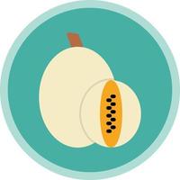 Rockmelon Vector Icon Design