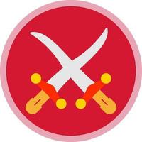 Swords Vector Icon Design