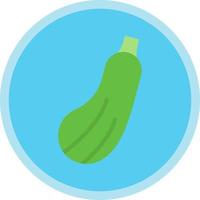 Zucchini Vector Icon Design