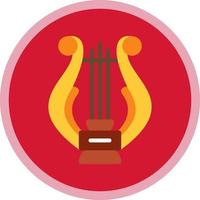 Lyre Vector Icon Design