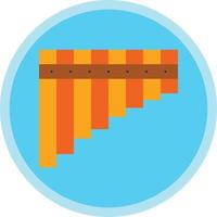 Pan Flute Vector Icon Design