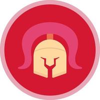 Roman Helmet Vector Icon Design