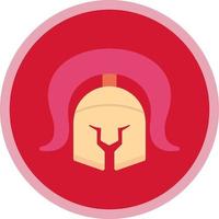 Roman Helmet Vector Icon Design