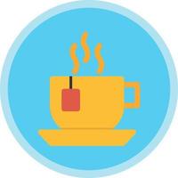 Afternoon Tea Vector Icon Design