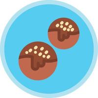 Choco Balls Vector Icon Design