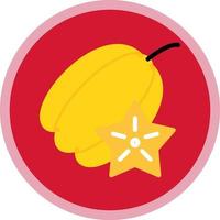 diseño de icono de vector de carambola