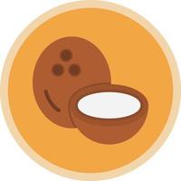 Coconut Vector Icon Design