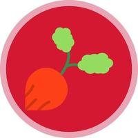 Radish Vector Icon Design