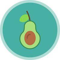 Avocado Vector Icon Design