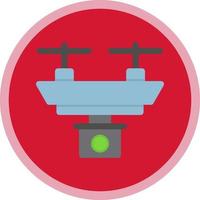 Camera Drone Vector Icon Design