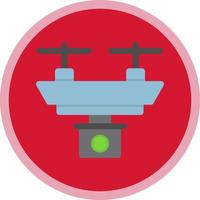 Camera Drone Vector Icon Design