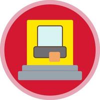 Ticket Office Vector Icon Design