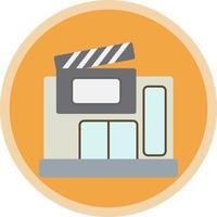 diseño de icono de vector de estudio de cine