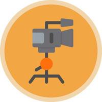 Camera Tripod Vector Icon Design