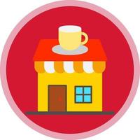 diseño de icono de vector de cafetería