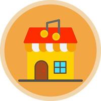 Music Shop Vector Icon Design