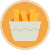 Poutine Vector Icon Design