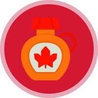 Maple Syrup Vector Icon Design