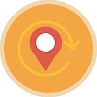 Refresh Location Vector Icon Design