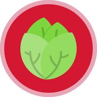 Cabbage Vector Icon Design