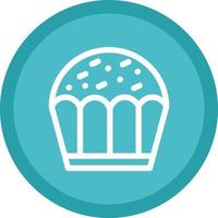 diseño de icono de vector de cupcake