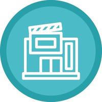 diseño de icono de vector de estudio de cine