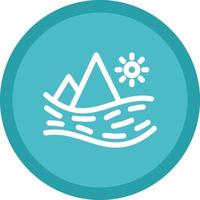 Lake Vector Icon Design